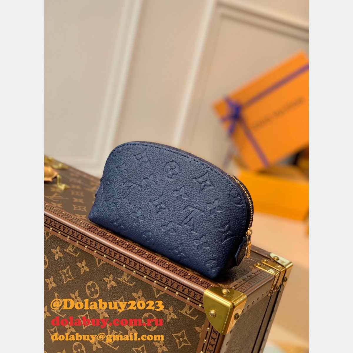 Louis Vuitton Fake M47515 Designer Makeup Bag Cosmetic Pouch