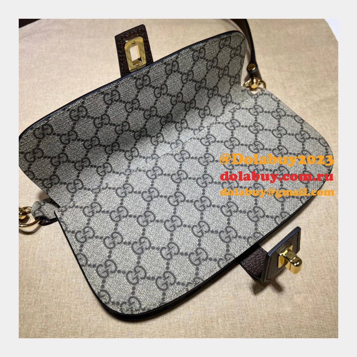 Shipping Gucci The Best Fake 718154 Blondie Belt Bag