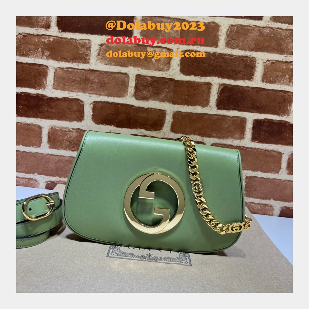 luxury 7 star G*u*i new blondie 699268 shoulder fake bag