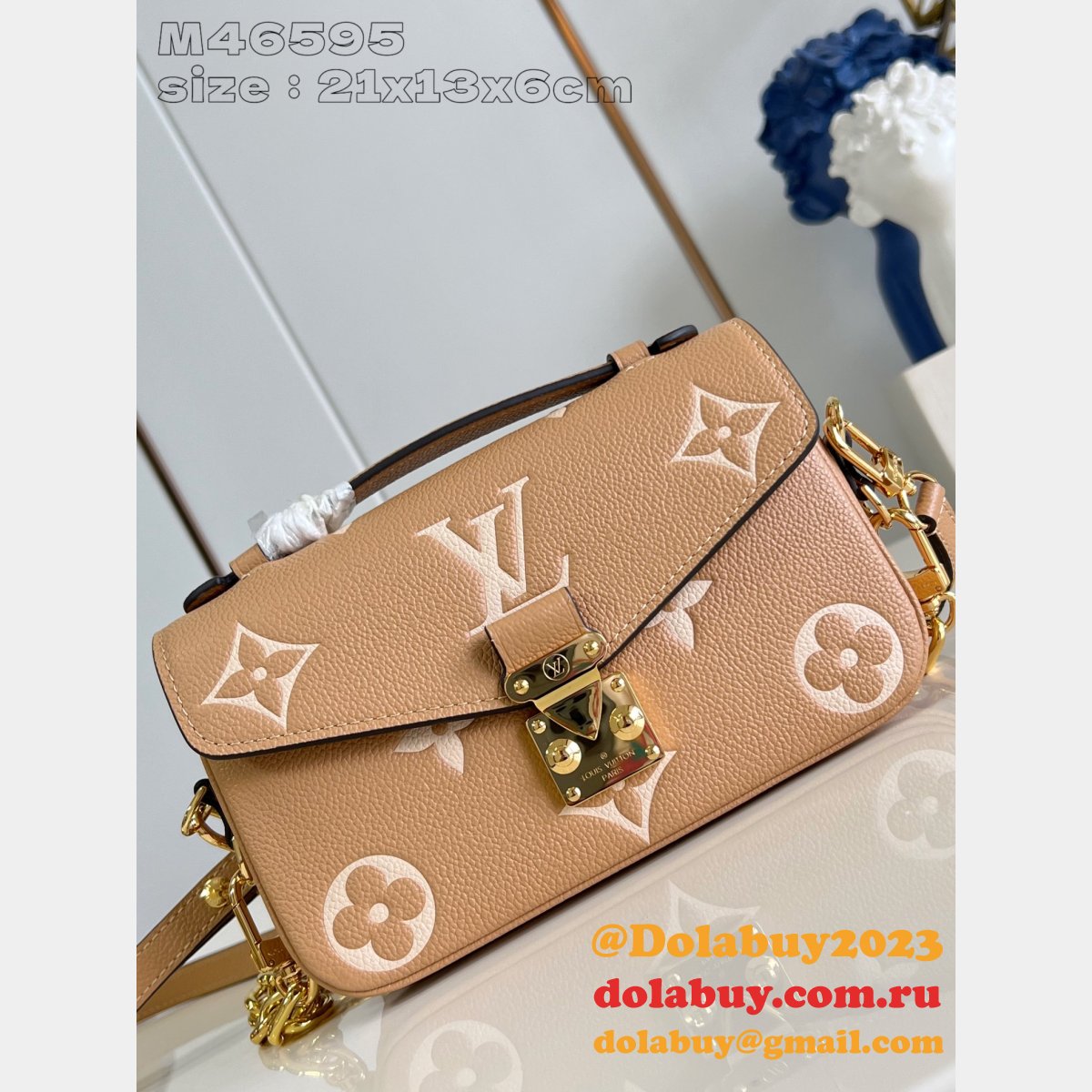 Louis Vuitton Copy Pochette Métis East West Duplicate M12735 Bag