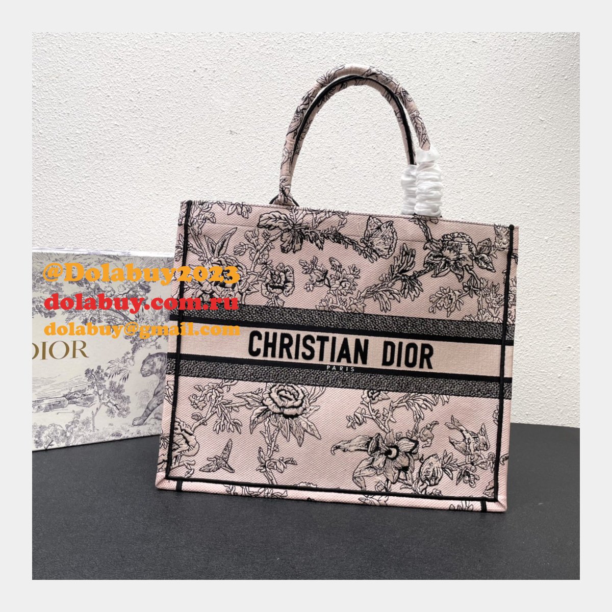 Perfect Designer DIOR CD BOOK TOTE Wholesale Inspired