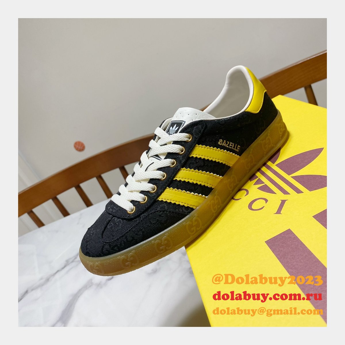 replicas best fake G*u*i shamrock joint skate men/women shoes