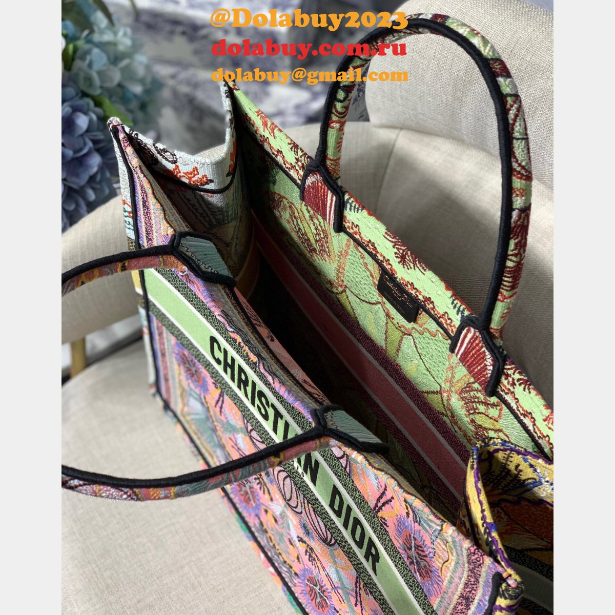 Christian Dior Replica CD Book Tote bag Large