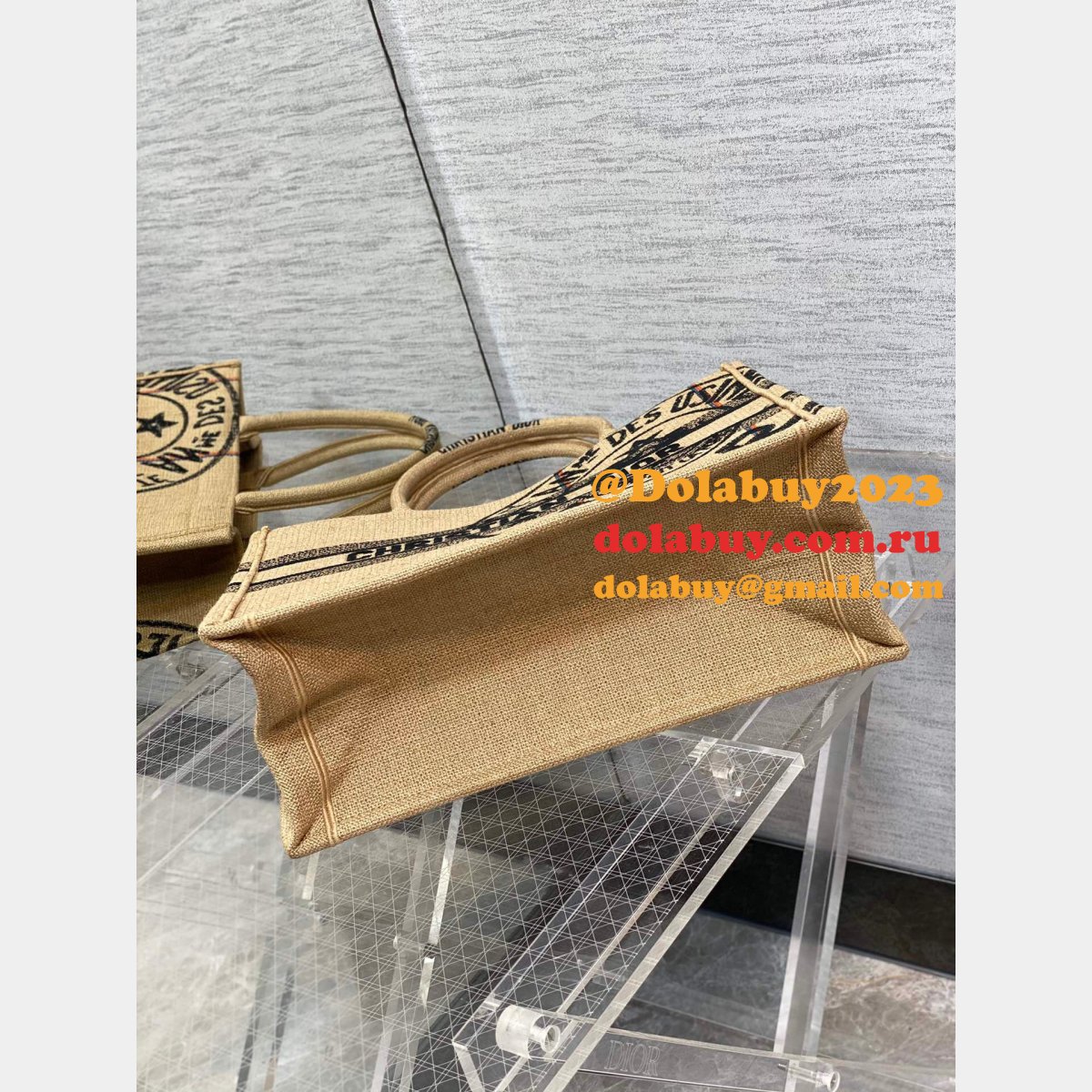 What is AAA quality Christian Dior CD Book Tote Replica Bag