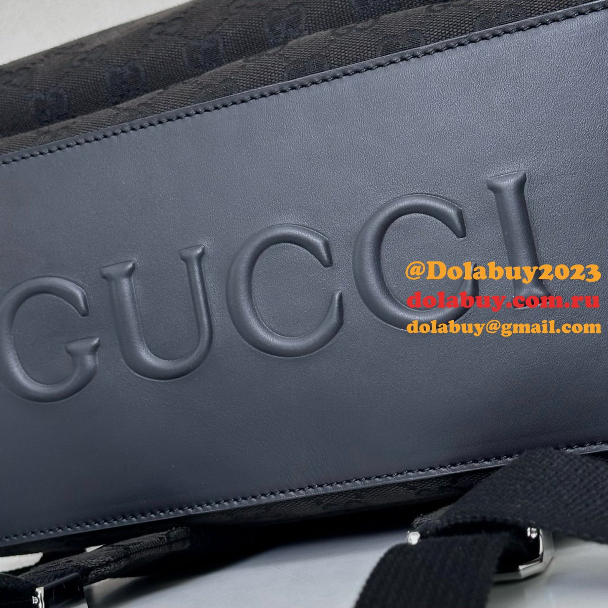 Gucci Medium GG Backpack With Web Men 824624 Replica Bag
