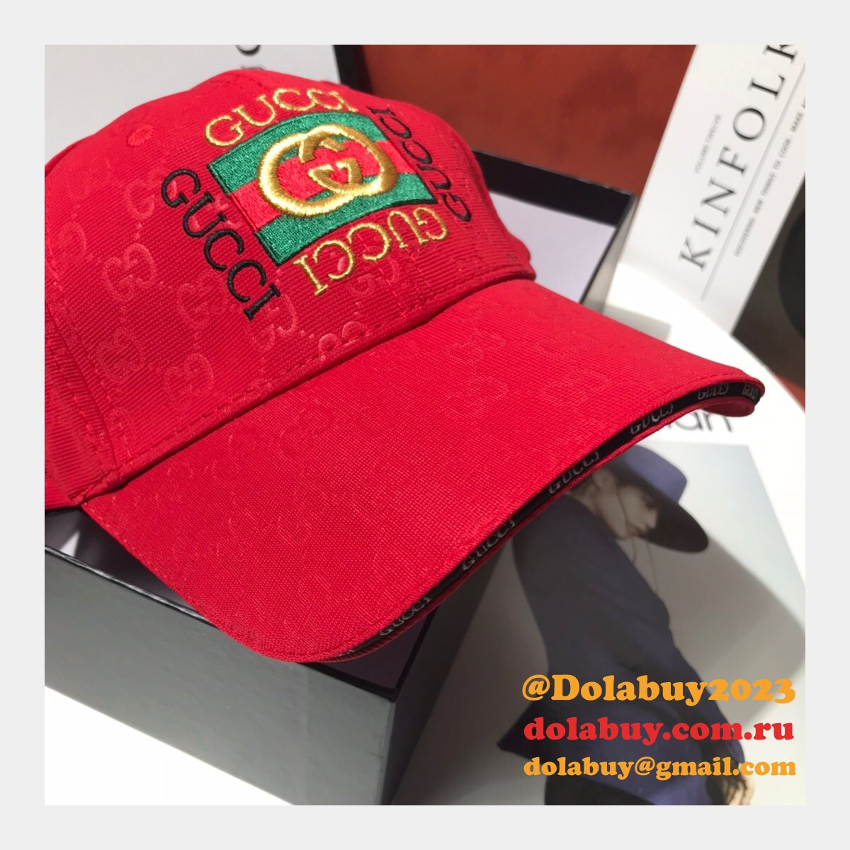 AAA+ Gucci Palace classic pattern simple embroidery logo hats