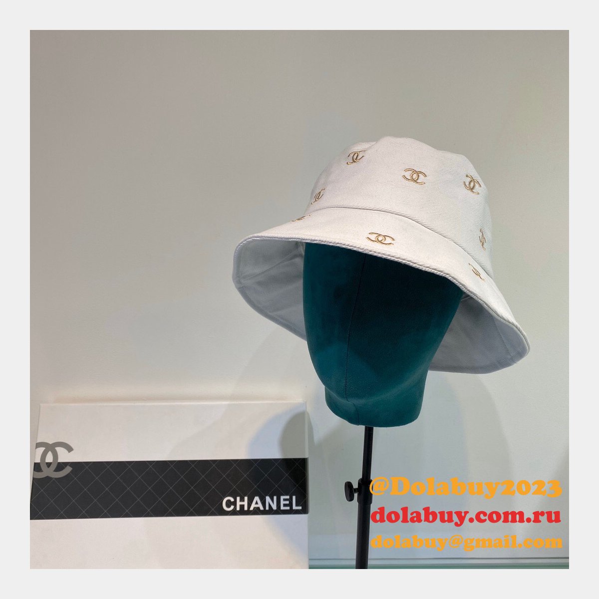 Knockoff CC Embroidered fisherman hat