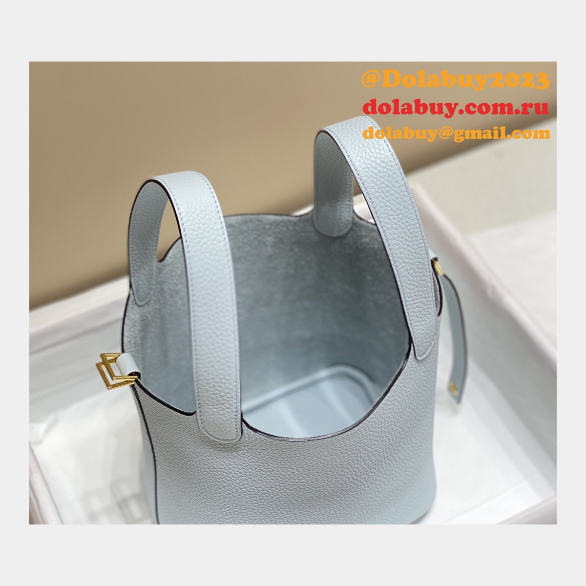Luxury 7 Star Replica Designer Hermes Picotin 18/22cm Gold Online