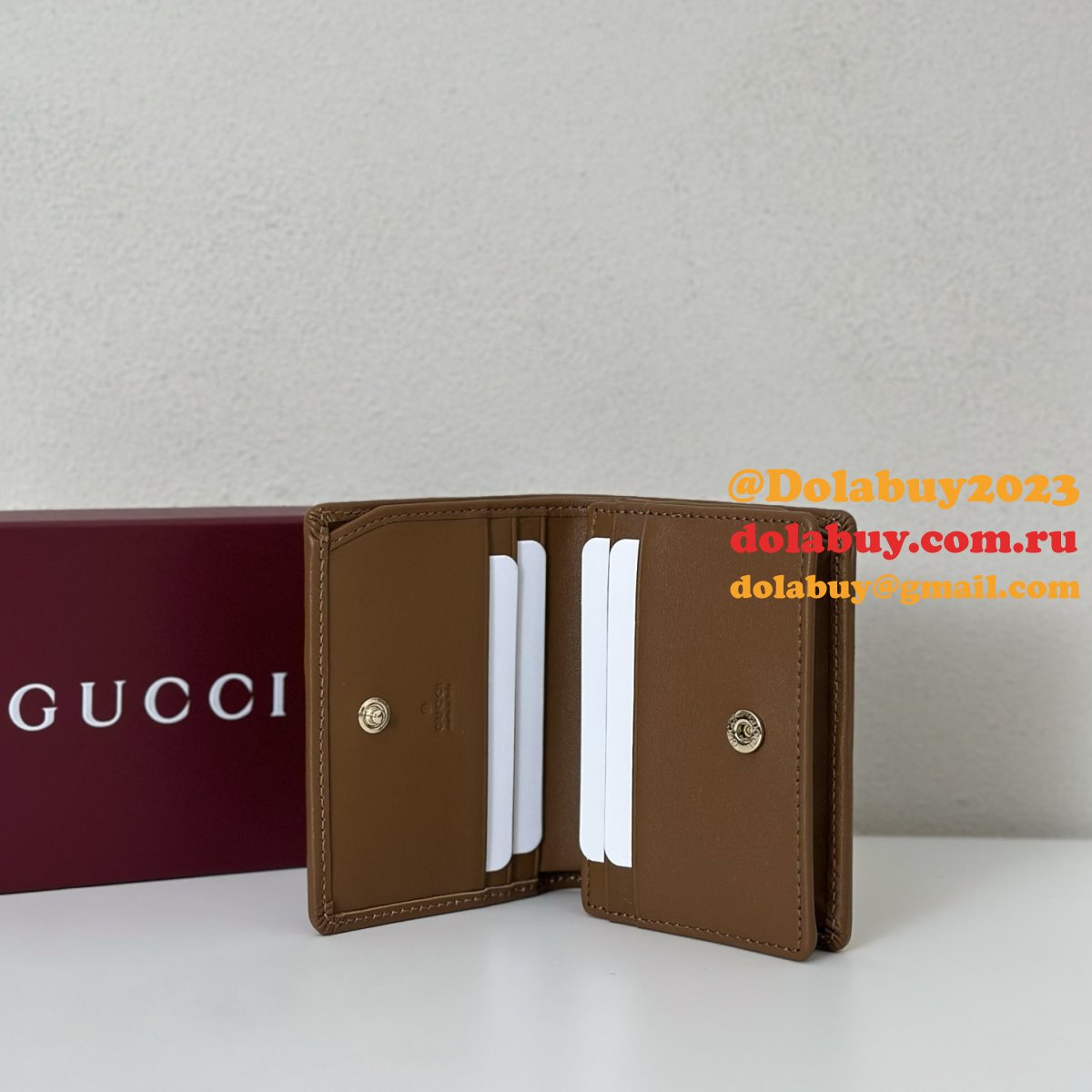 Gucci Inspired GG Emblem Compact Wallet 820692/621887 Bag