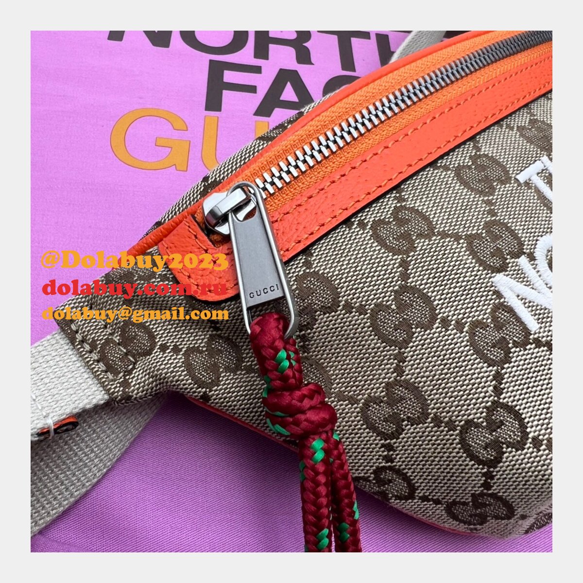 Cheap Replica Gucci 650299 Face X Gucci Belt Bag