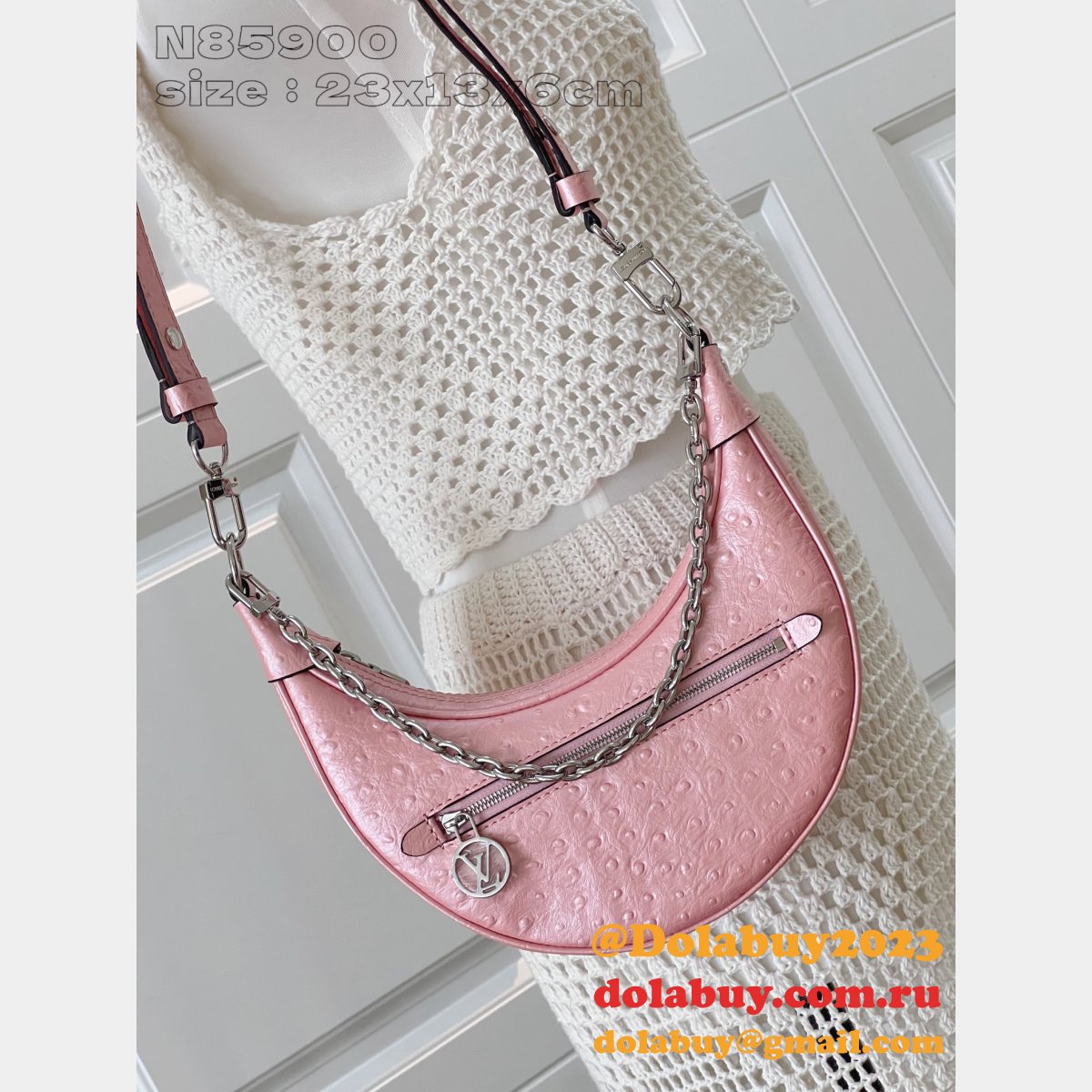 Louis Vuitton N85900 Loop Pm Autruche Exotic Duplicate Bags