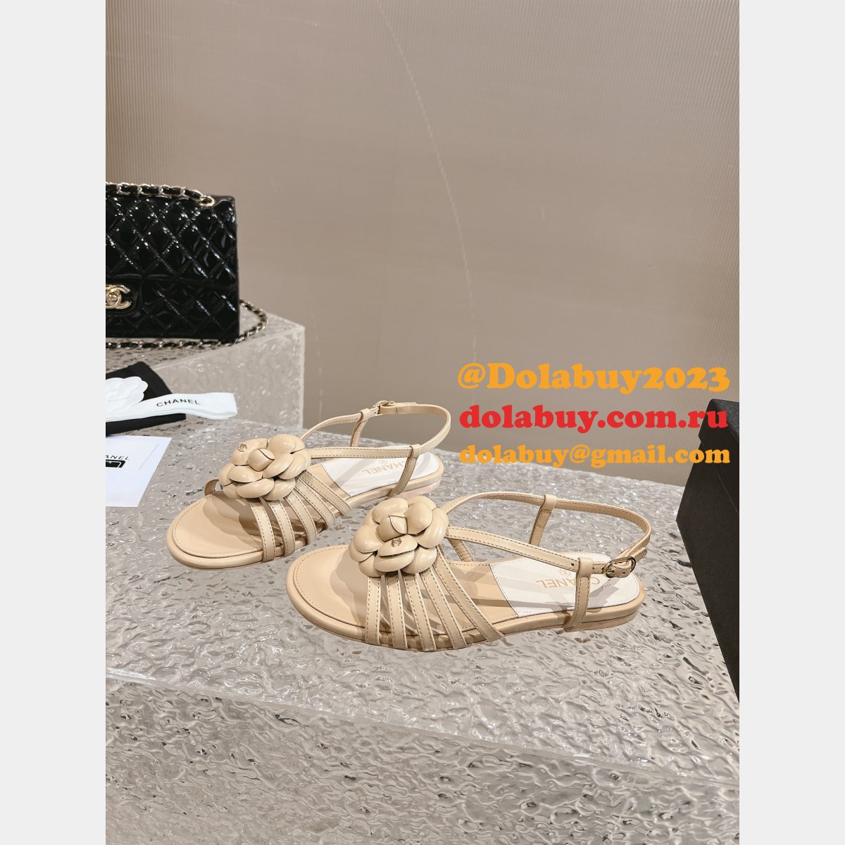 Wholesale Cheap Flat Sandals Designer Fake Shoes
