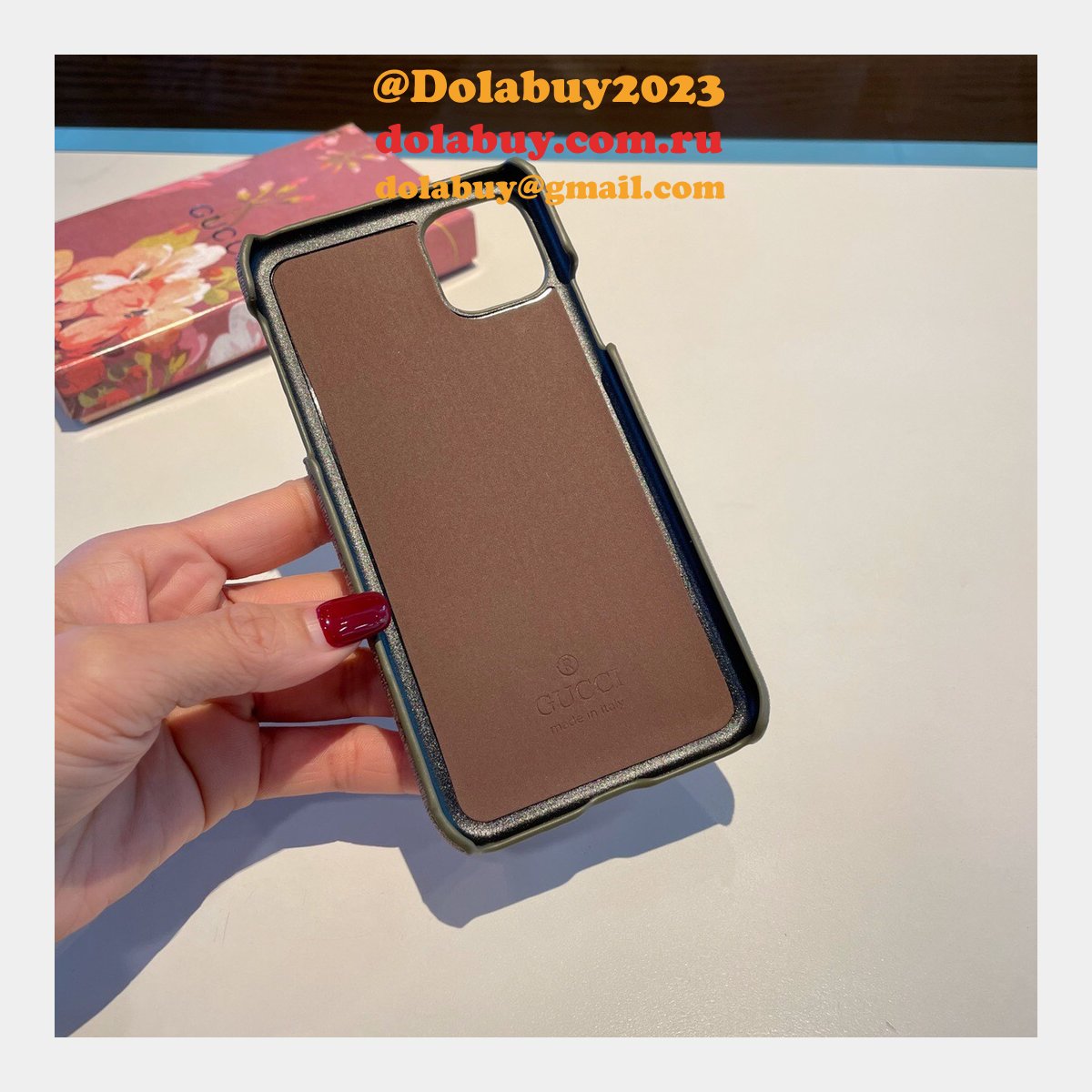 Shop Gucci iPhone Case on Dolabuy China