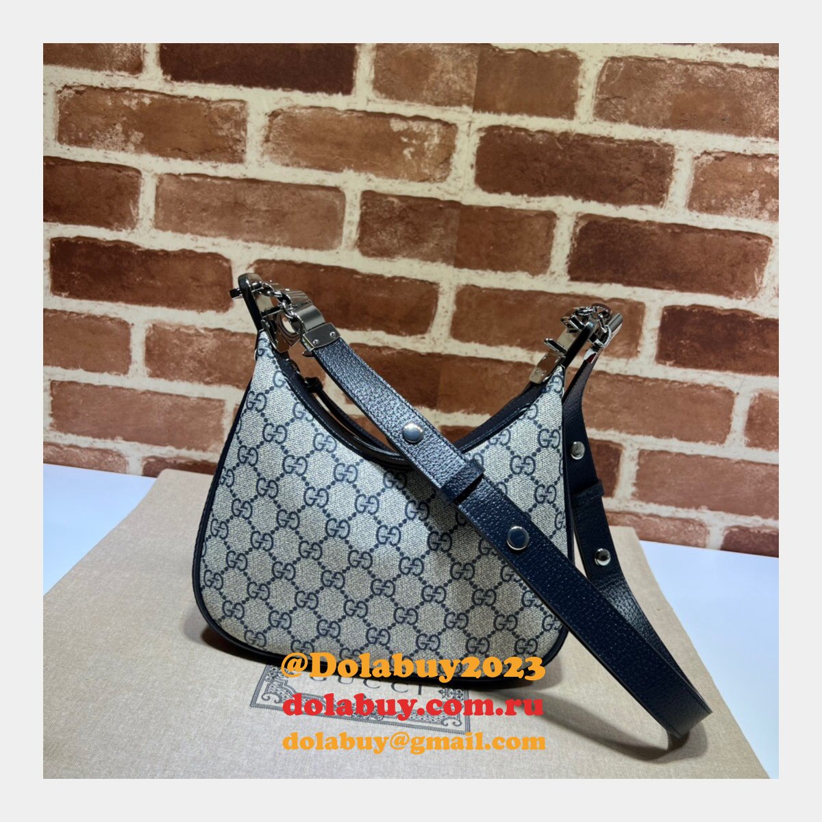 luxury G*u*i wholesale attache 699409 shoulder fake bag