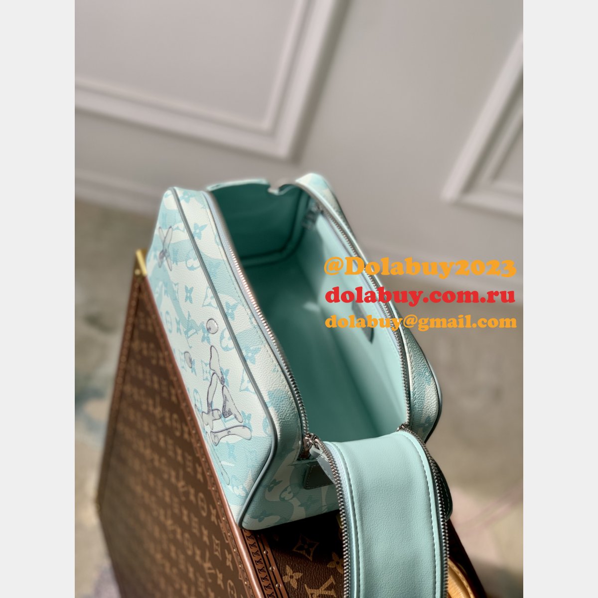 Dopp Kit Monogram 7 Star Replica M82337 Louis Vuitton Travel Bag