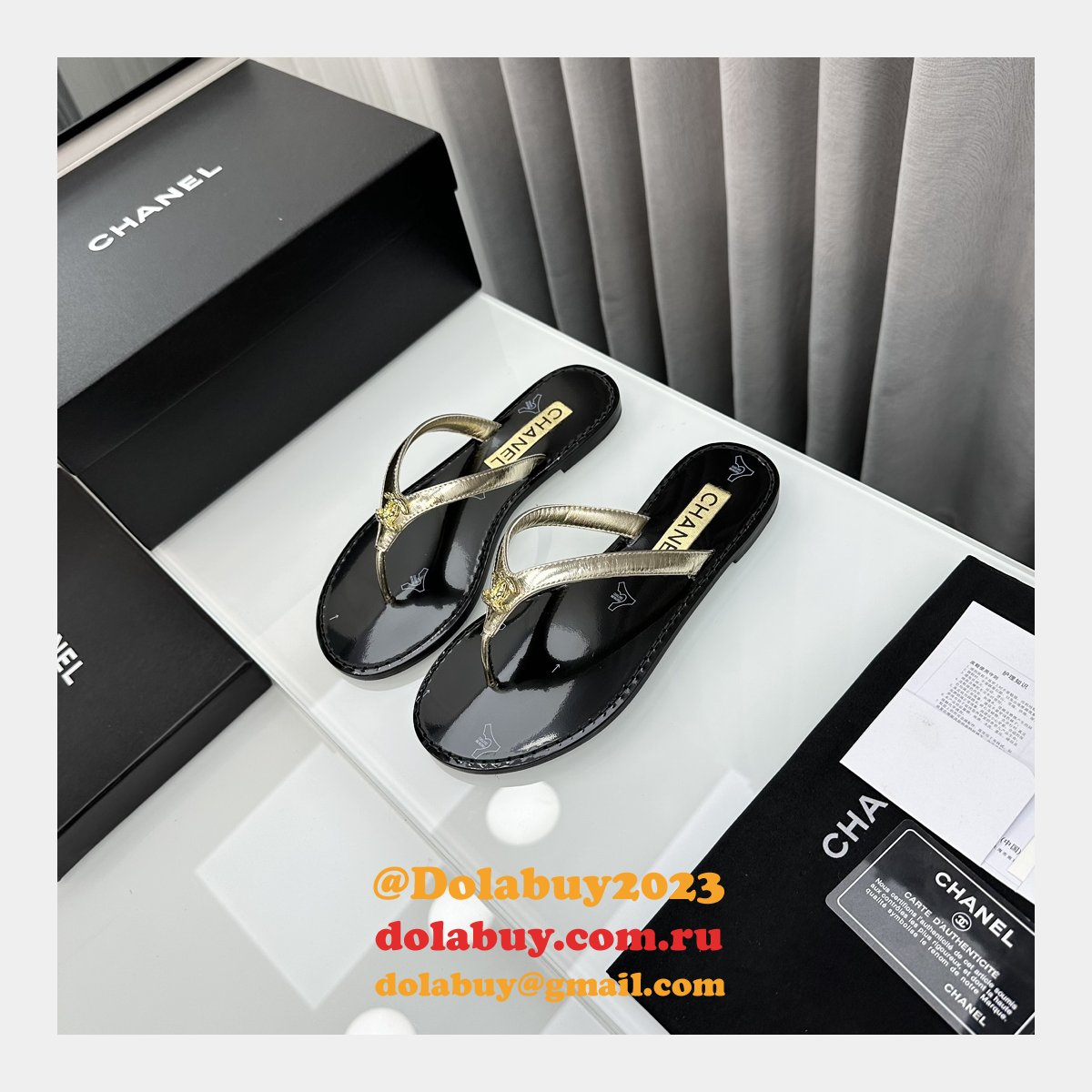 Perfect Sandals Street Replica Plain Leather Flip Flops Shoes