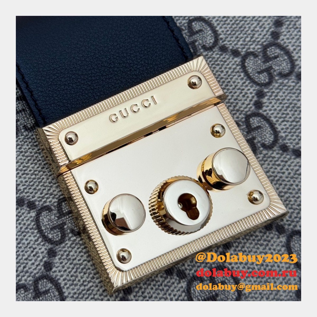 Gucci Best Quality Replicas 811705 Padlock Shoulder Bag