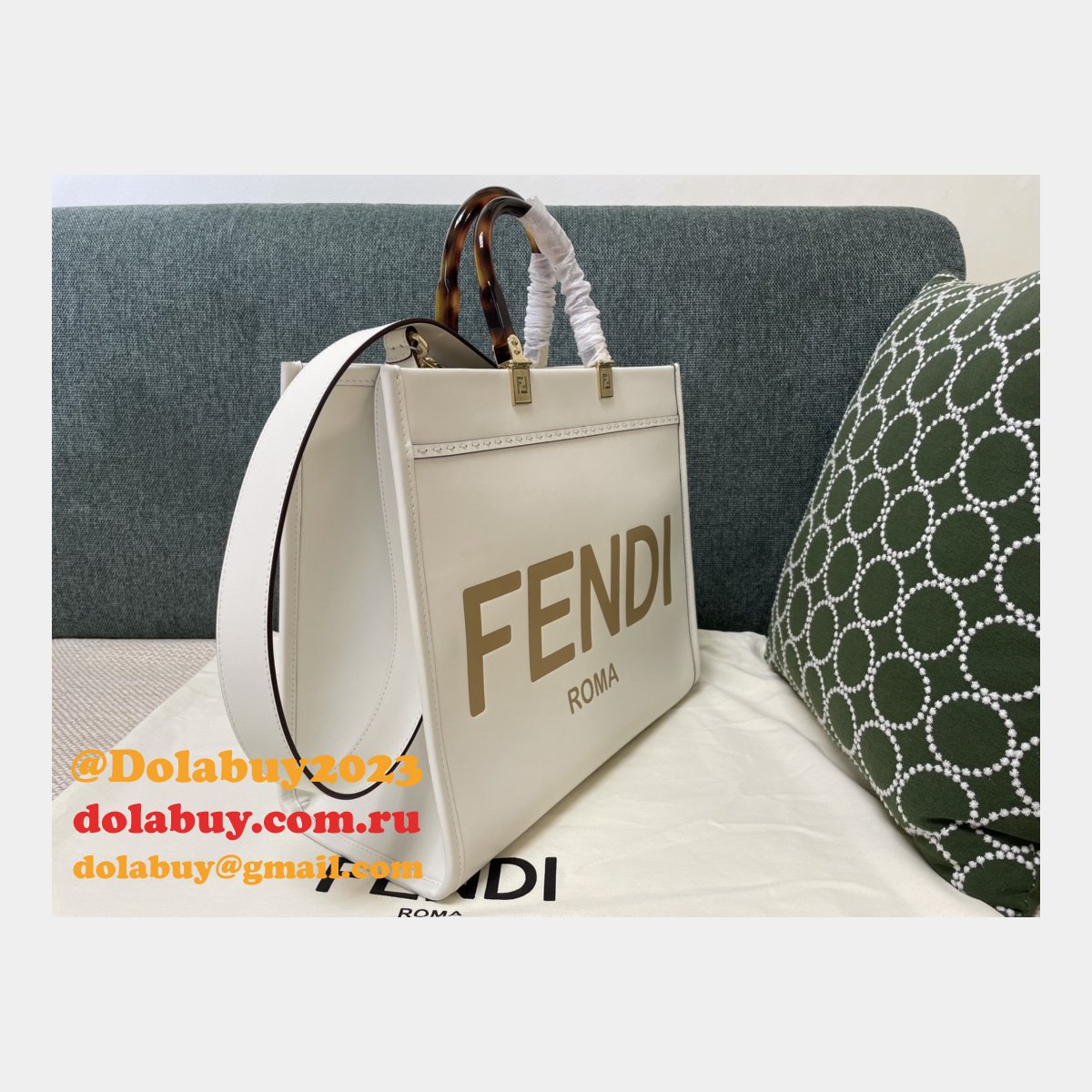 Best Knockoff FENDI TOTE Sunshine SMALL HANDBAG