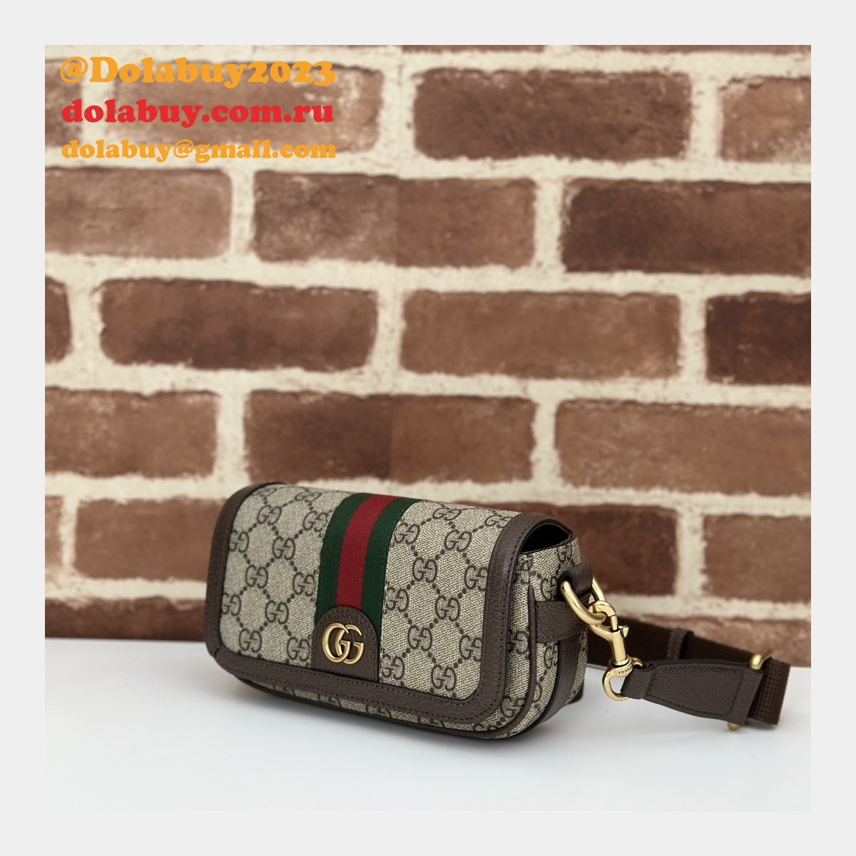 Gucci 1:1 Replcia Ophidia Super Mini Shoulder Quality 795466 Bag