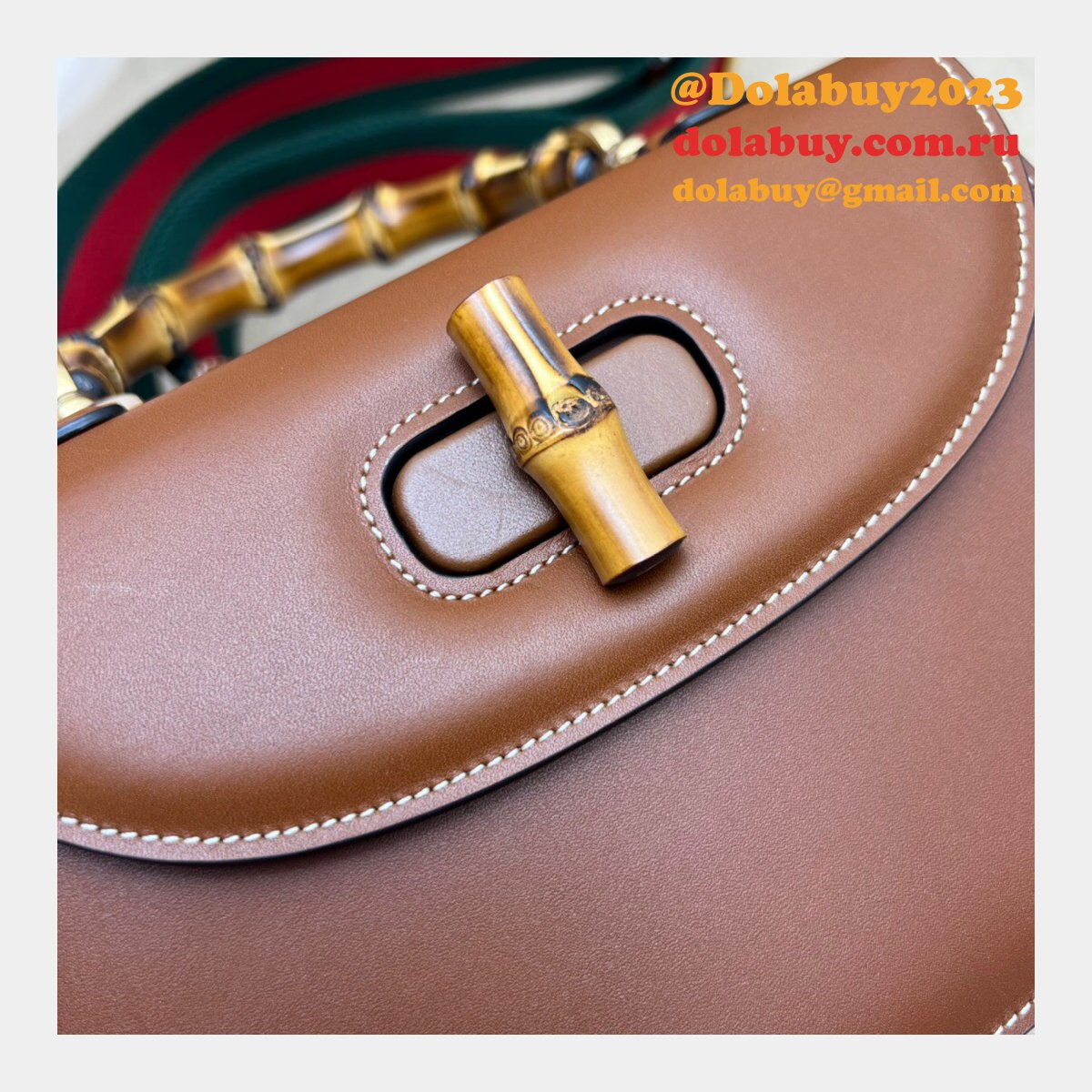 Gucci Bamboo 1947 Replica 675797 top handle bag
