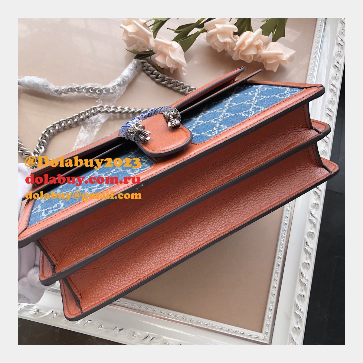 G*u*i knockoff gg supreme dionysus 400249 shoulder bag