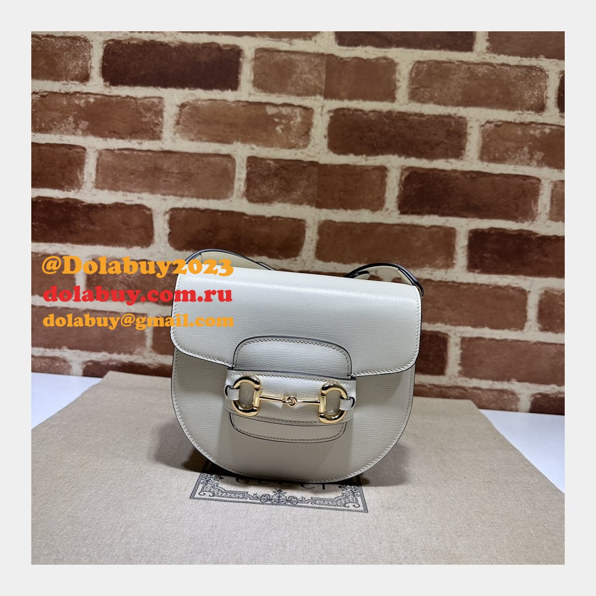 Gucci Knockoff Horsebit 1955 Crossbody Rounded 760191 AAA+ Bag
