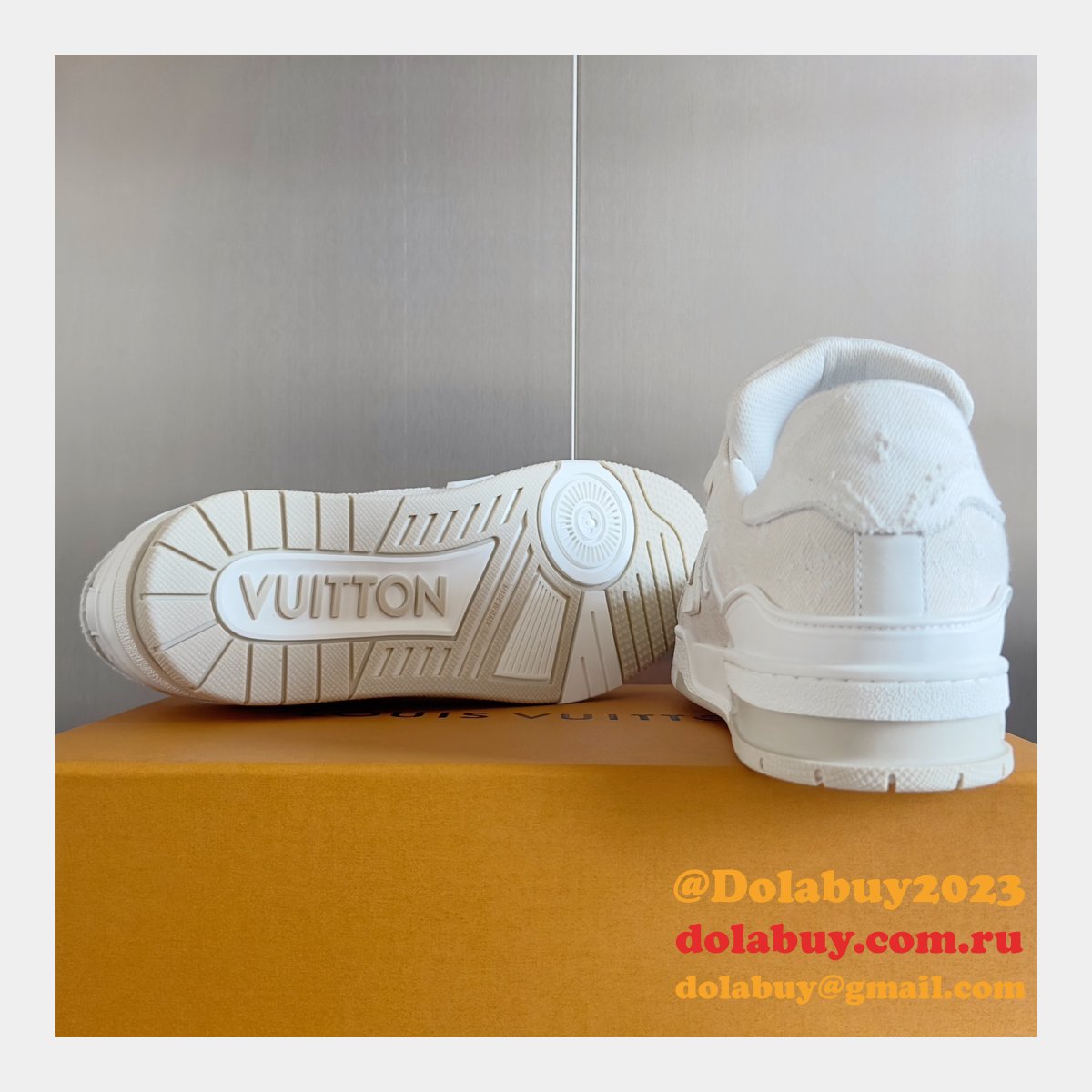 Top Quality LV Knockoff Shoes Trainer Sneaker Wholesale