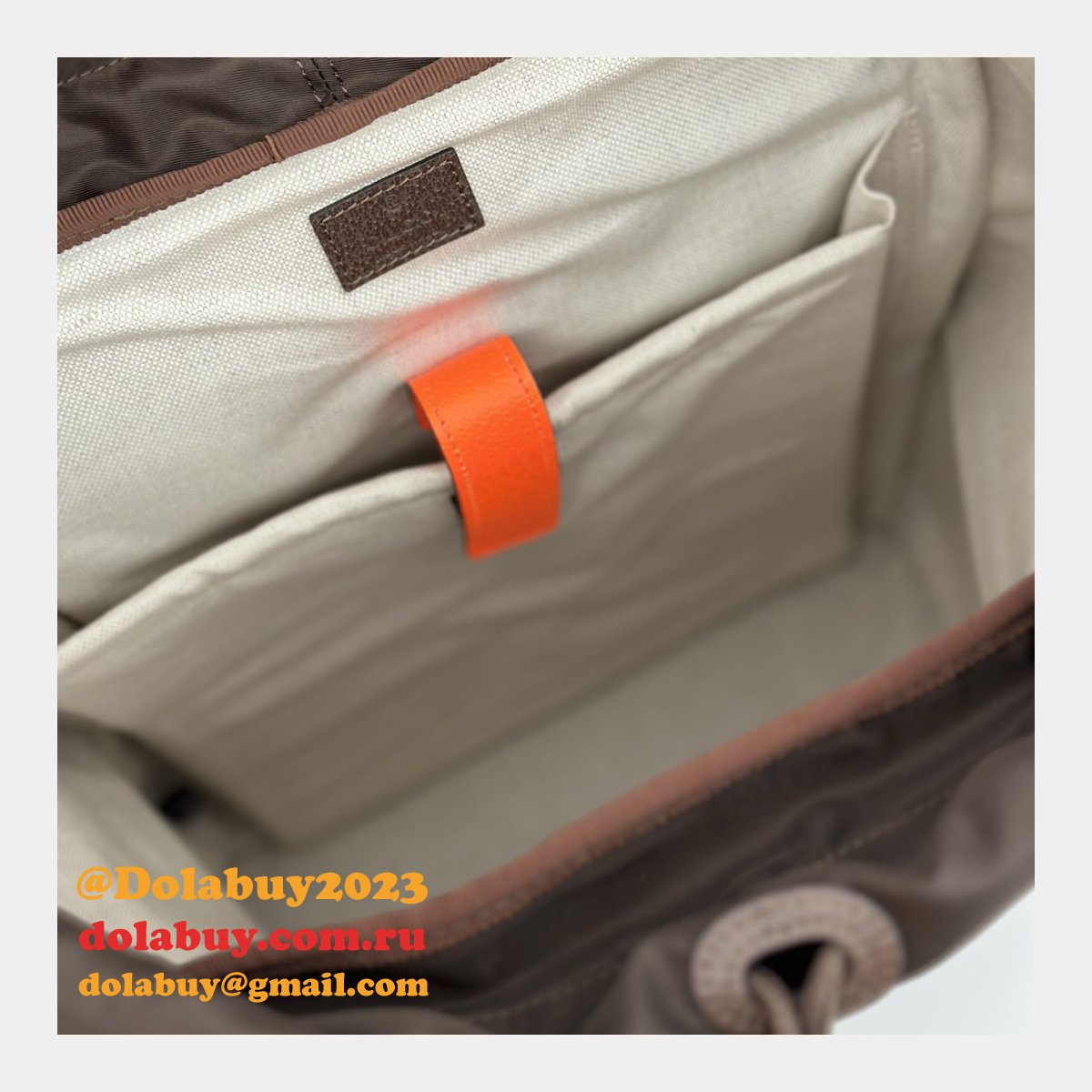 Gucci GG Supreme Ophidia Inspired Backpack 7 Star 598140 Straps