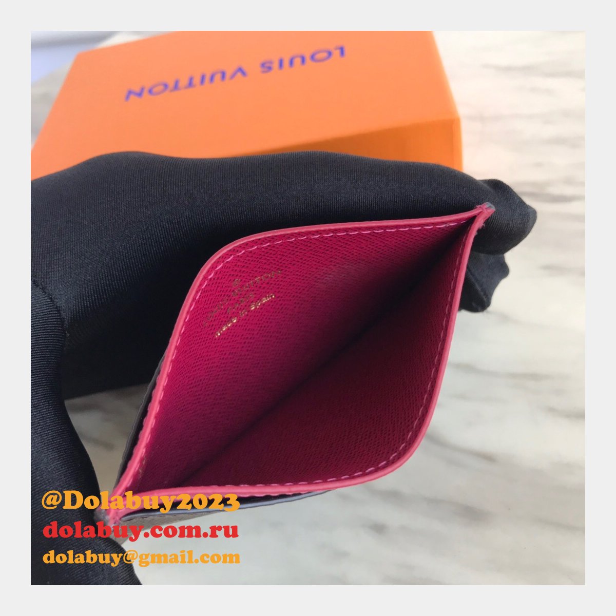 Knockoff LV Card Holder Monogram Canvas M61733