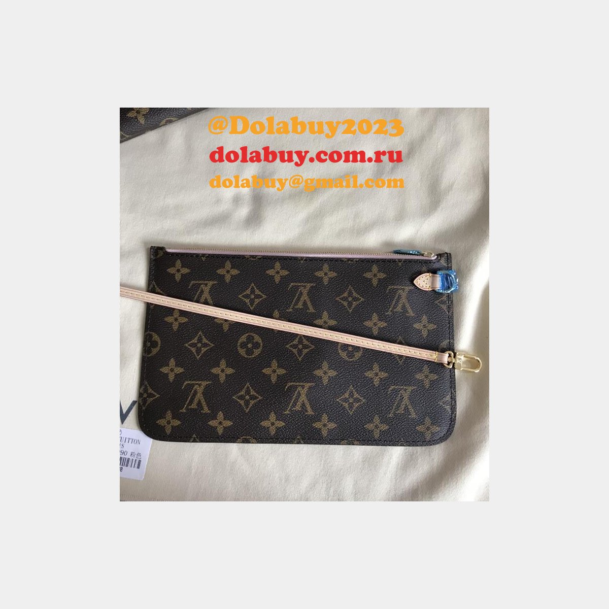 TOP QUALITY LOUIS VUITTONS NEVERFULLS GM M40990 pink 40CM