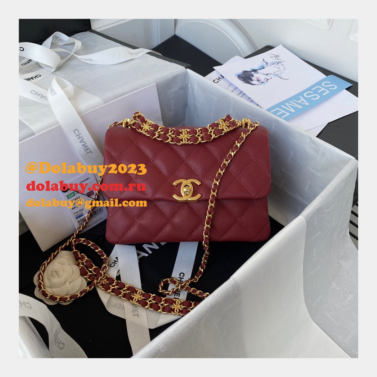 Classic Flap High Quality AS3580 Replica Bag Online Sale