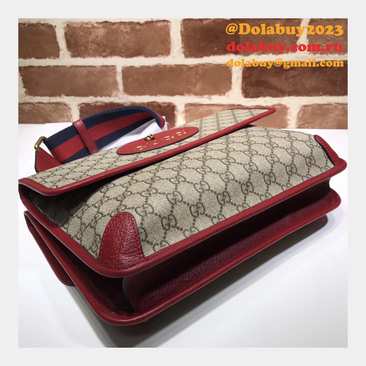 G*u*i best top quality gg supreme messenger 495654 bag