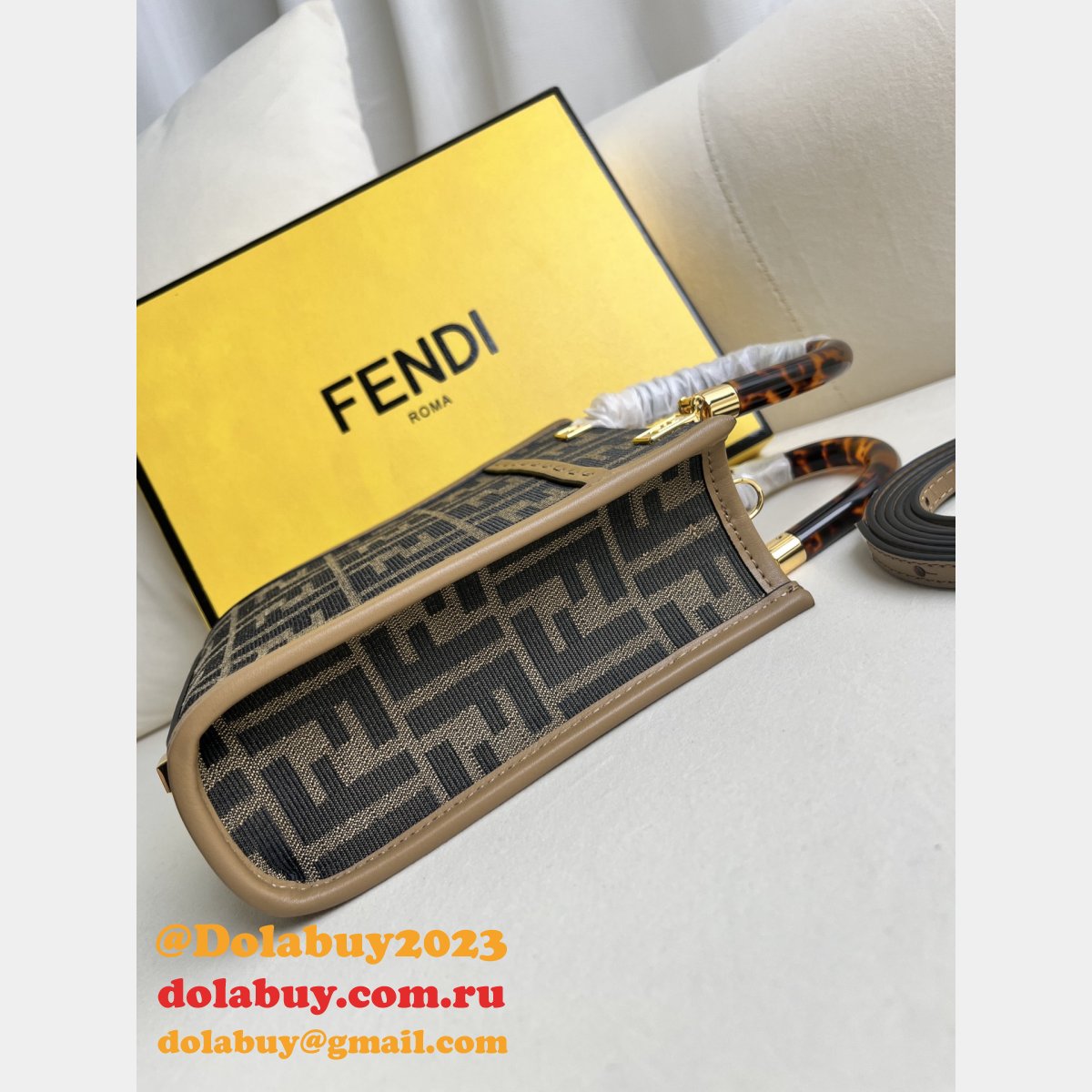 7 Star FENDI ROMA Sunshine mini handbag