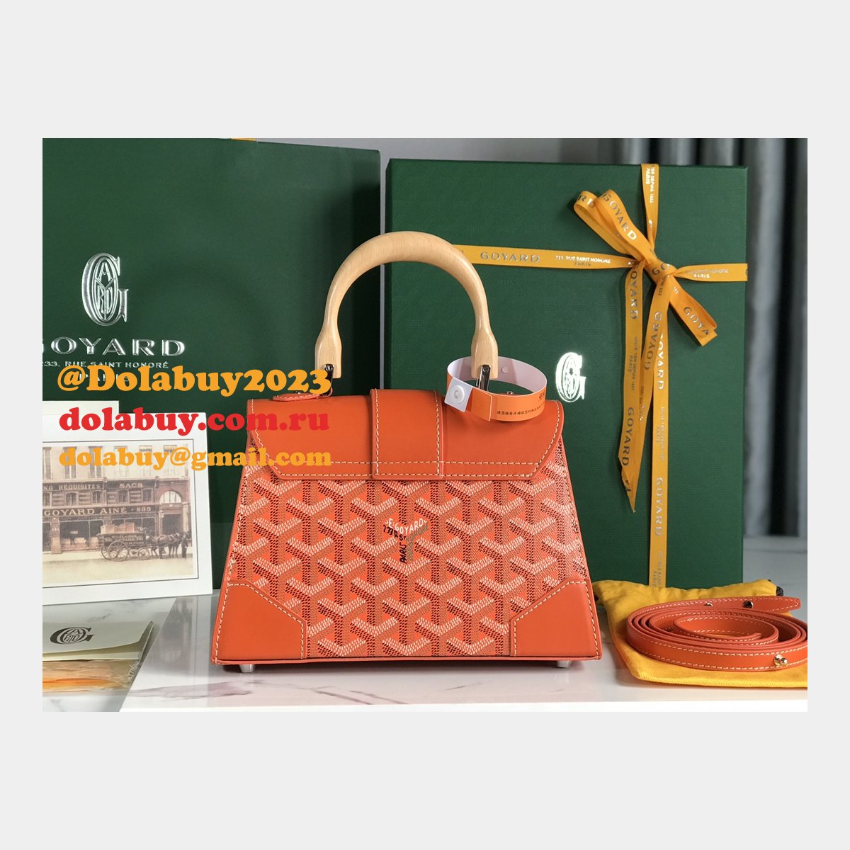 Goyard Best Quality Fake Saïgon 020192 Replica Bags Store