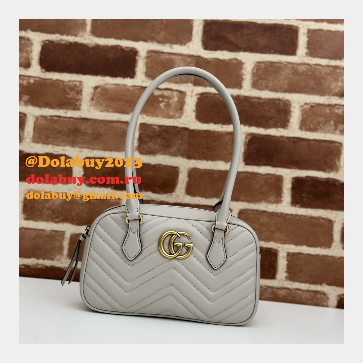 Inspired GG Marmont Gucci Knockoff Top Handle 795199 Bag