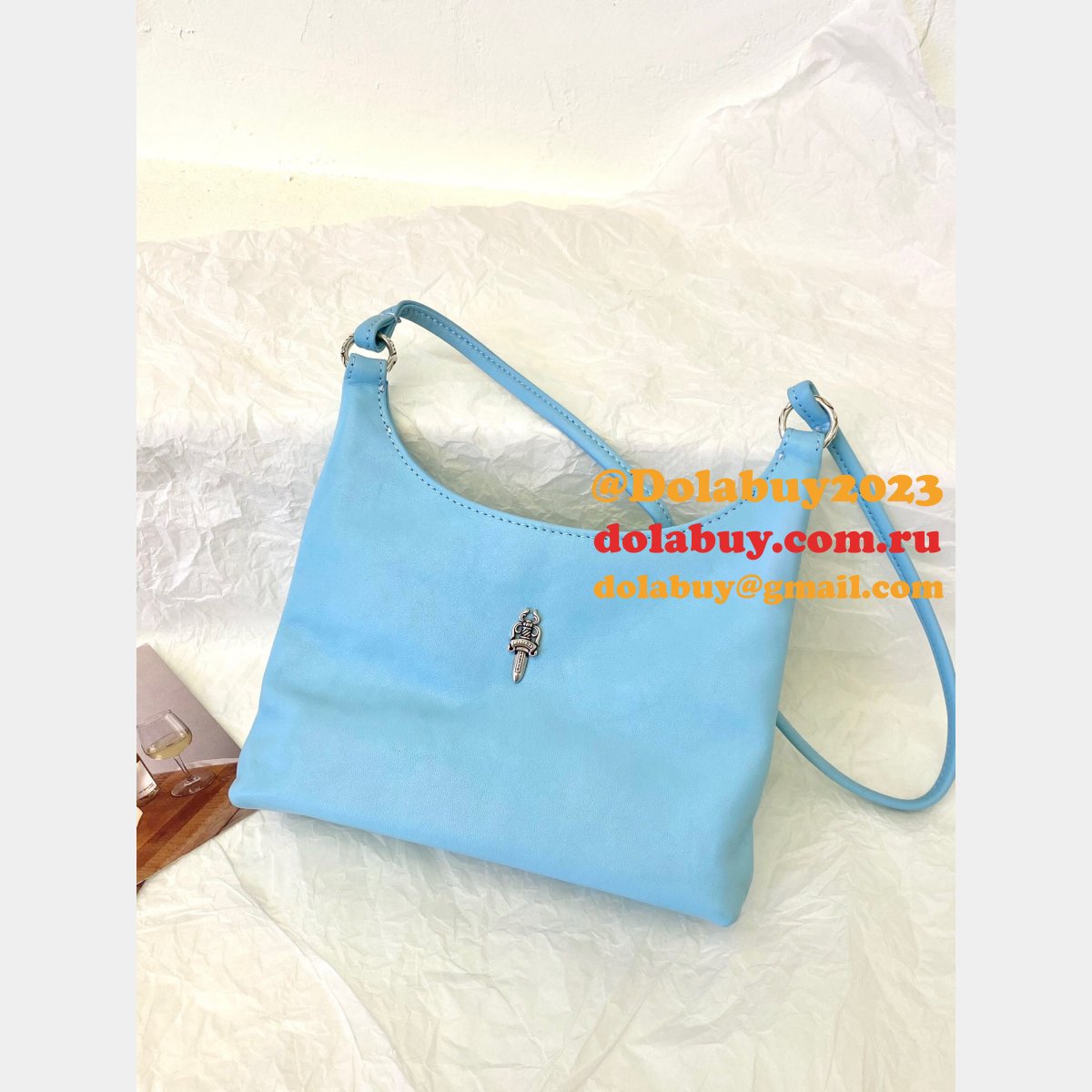 Designer Chrome Hearts Replica Cheap Viv Silver Hardware Bags