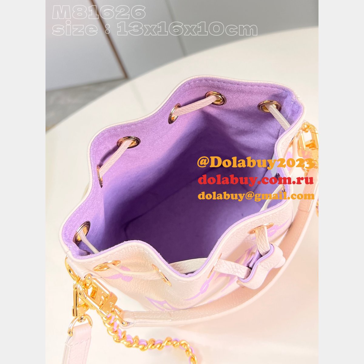 Shop Néonoé Replica Louis Vuitton M81626 1:1 Mirror Purple Bags