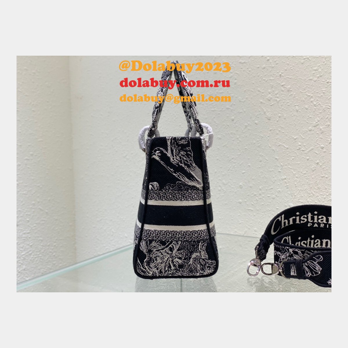 Leather Lady Dior 24cm Luxury Replica Brand Designer Bags