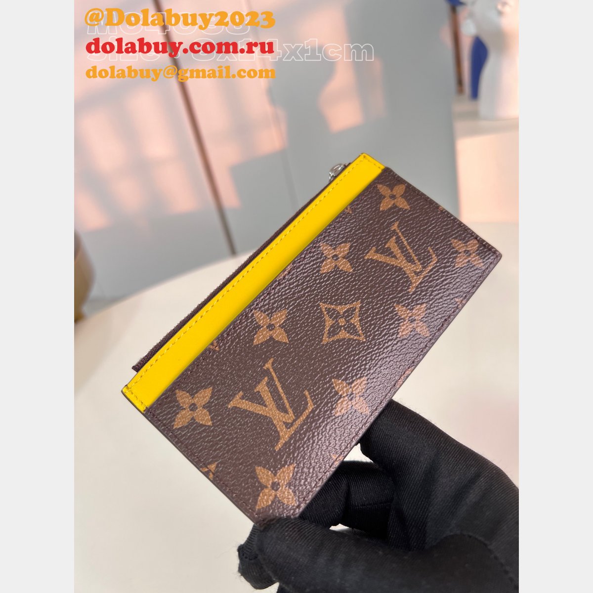 Coin Card Holder Damier Graphite M64038 LV Knockoff Bag