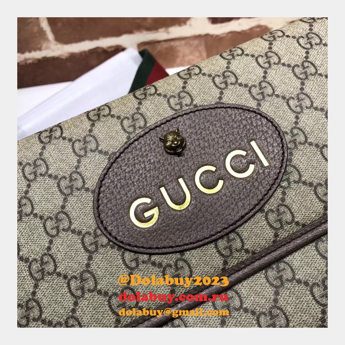 G*u*i best top quality gg supreme messenger 495654 bag