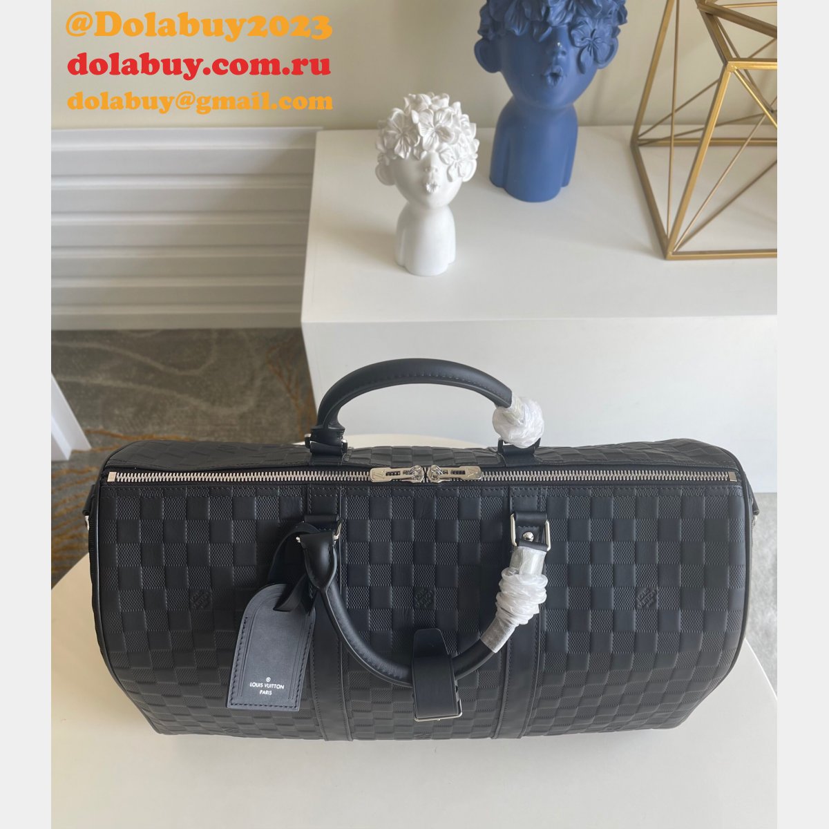 Replica Louis Vuitton N41145 Keepall Bandoulière 45 Monogram Canvas Bags for Sale