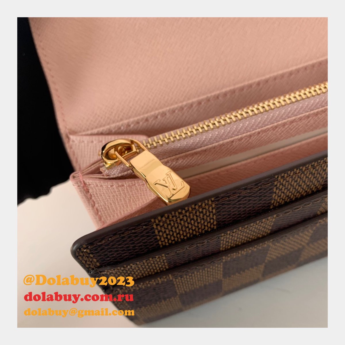 AAA+ LV N60114/N63209 Sarah Wallet Damier Ebene