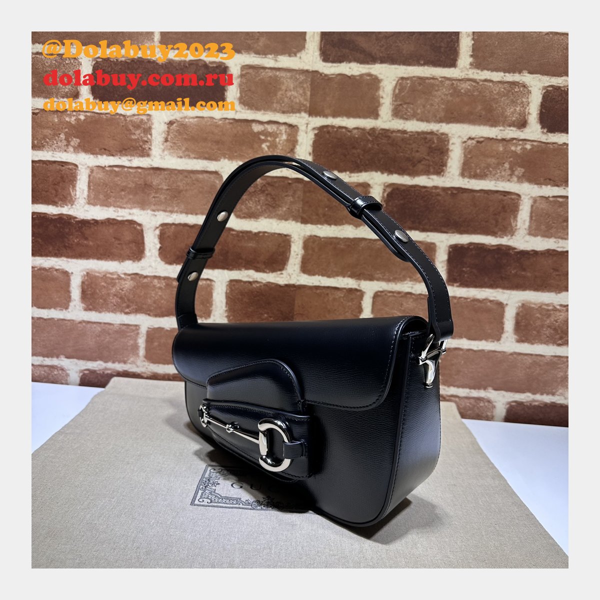 Gucci Copy Horsebit 1955 764155 Shoulder 1:1 Mirror Bag
