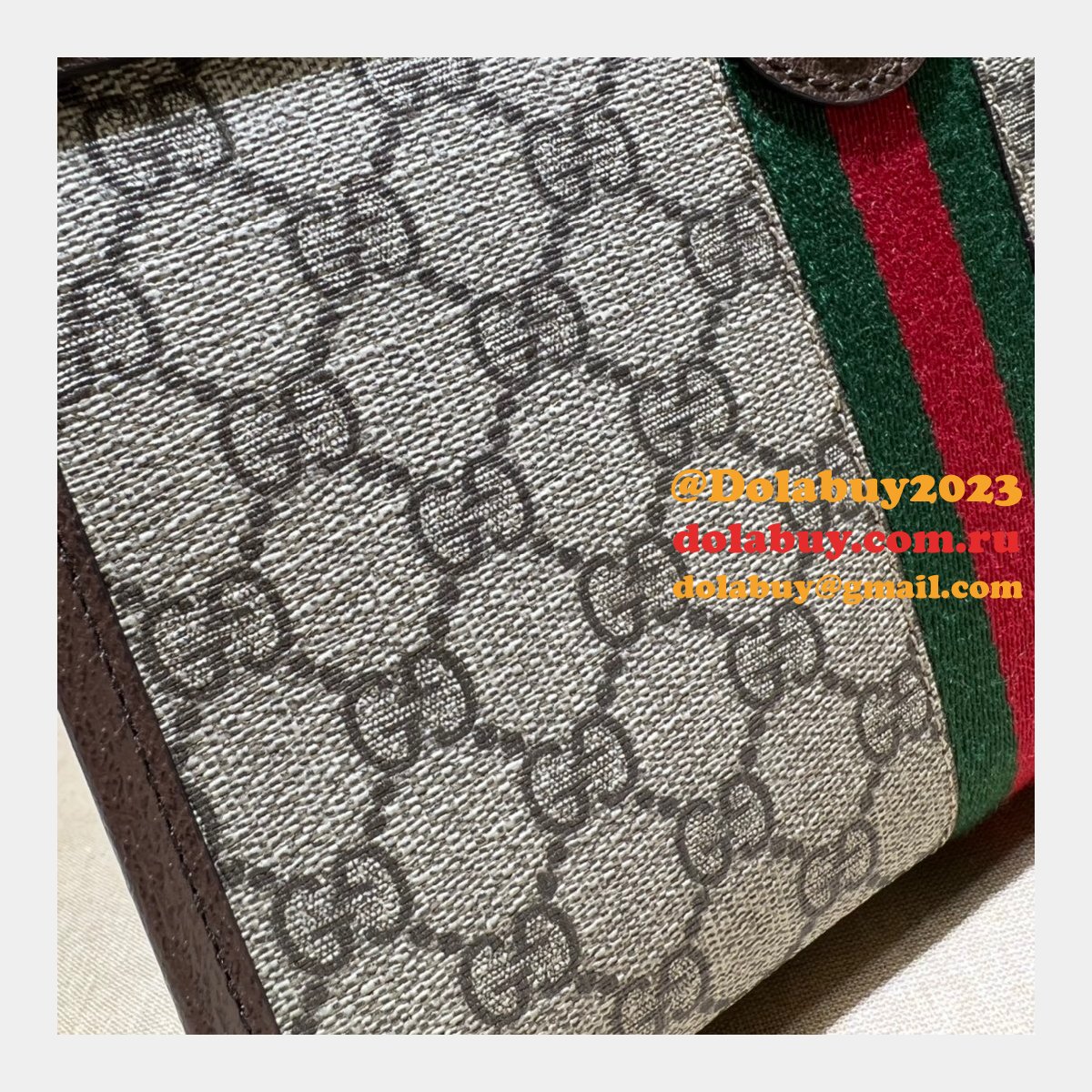 G*u*i 1:1 replica 693724 ophidia small tote with web top handle bag