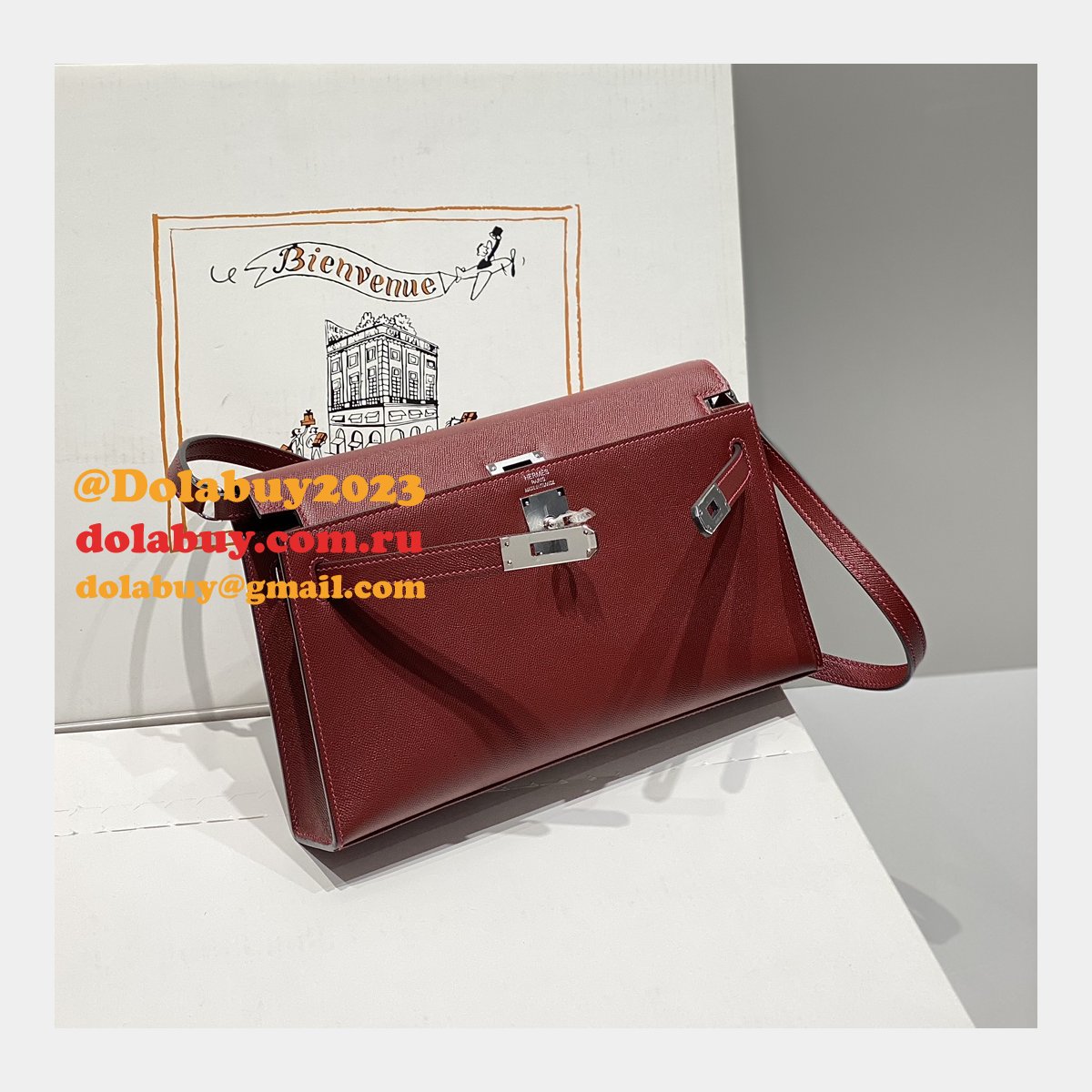 Luxury hermes kelly elan Customized Madame BAG