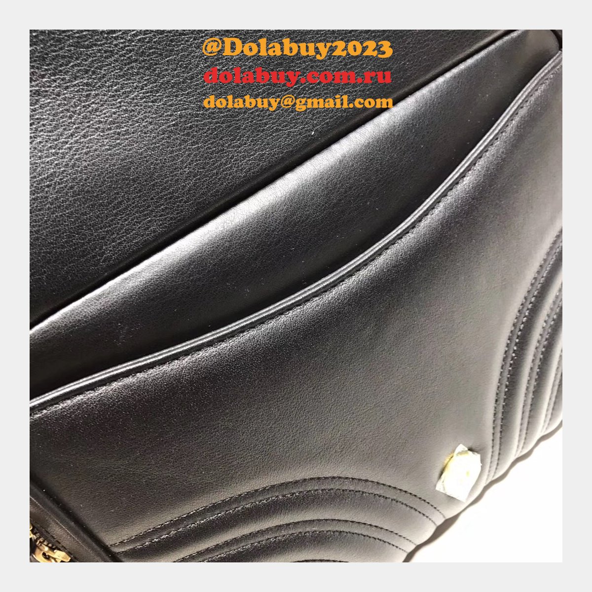 top quality G*u*i replica 498100 leather gg marmont small shoulder bag