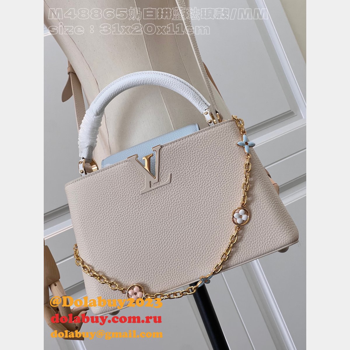 Louis Vuitton Capucines Wholesale Original M48865 Replica Bag