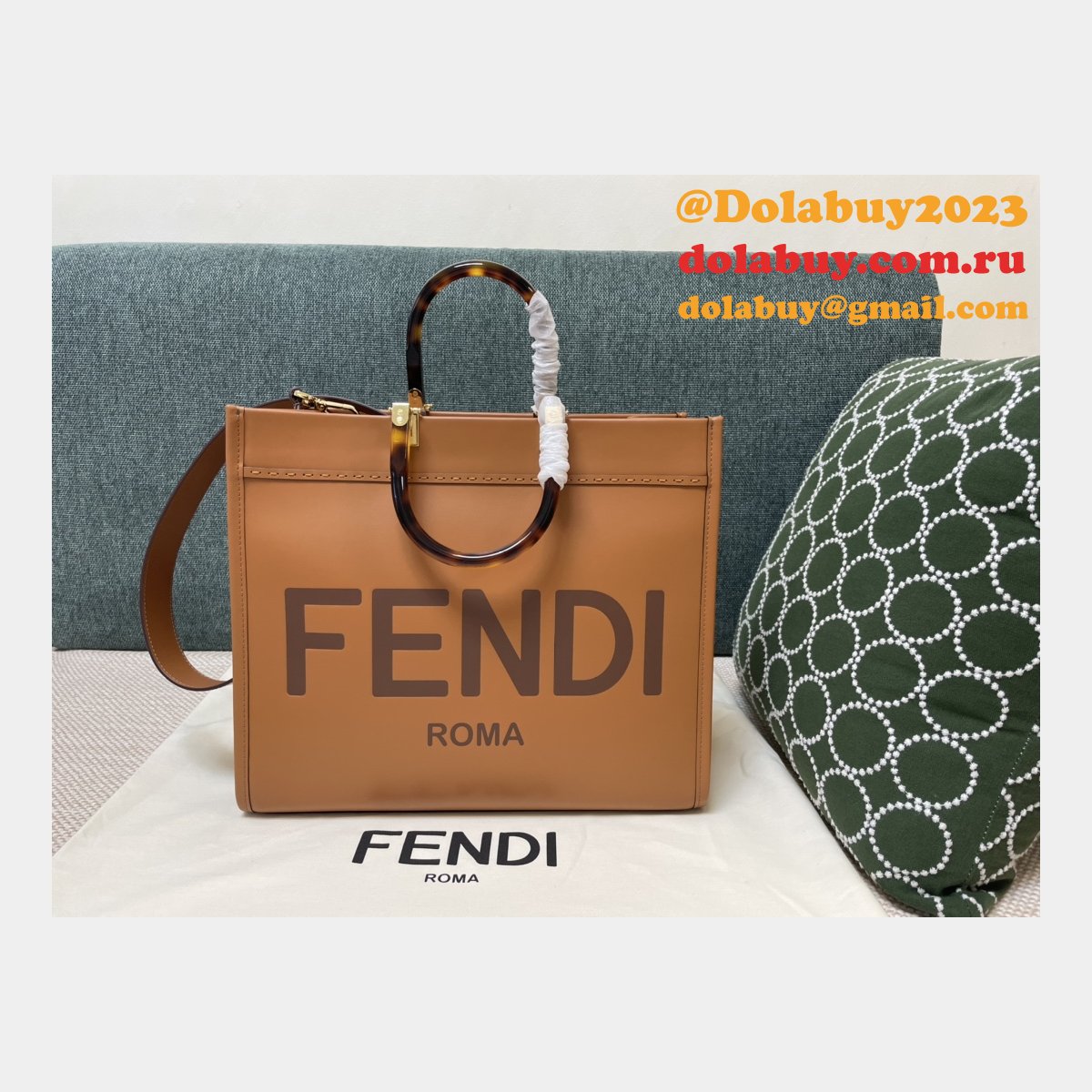 Best Knockoff FENDI TOTE Sunshine SMALL HANDBAG