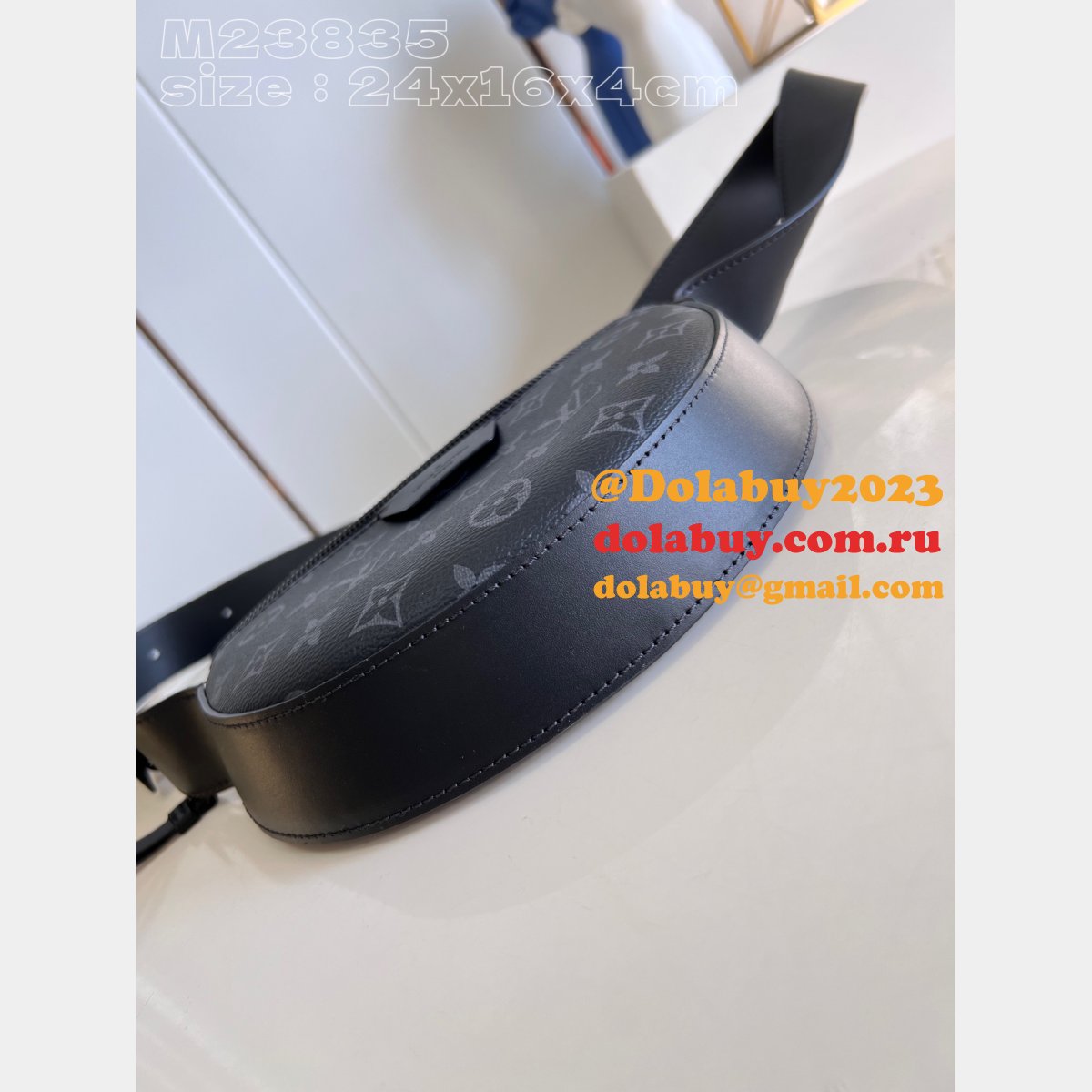 LV Moon Crossbody Monogram Eclipse M23835/M23838 Men Replicas Louis Vuitton Bag