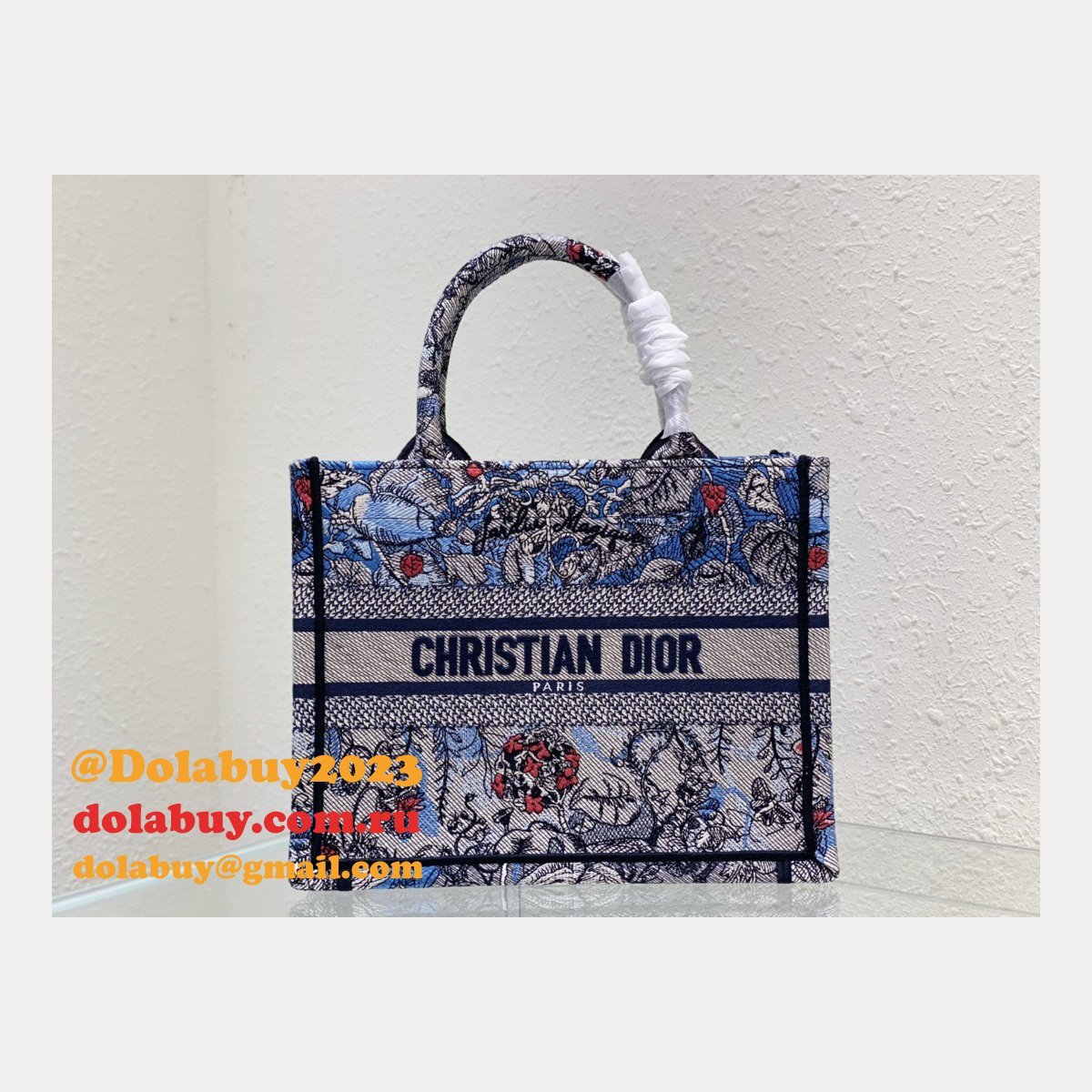 Christian Dior Tote CD Book Tote First Copy Replica Bag